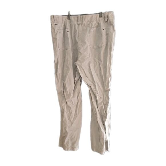 Westbound Beige Chino Straight Leg High Rise Career Casual Pants Womans Size 18 - Picture 2 of 4
